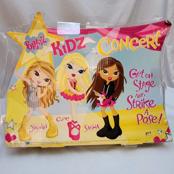 Rare Yasmin BRATZ KiDZ Concert Snap-On Fashion NIB packaging damaged - Picture 14 of 16